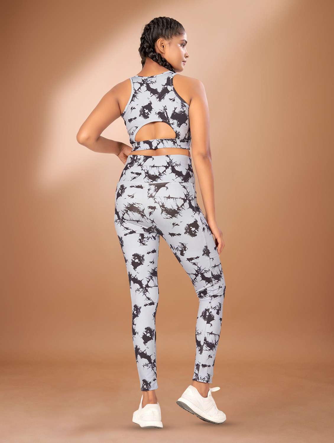 women printed active wear co-ord set - 22432488 -  Standard Image - 3