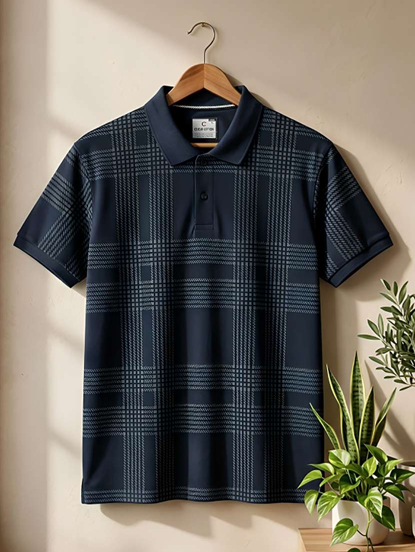 men printed short sleeve regular fit polo t-shirt - 22432766 -  Standard Image - 3