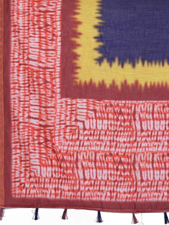 women printed casual wear saree with blouse - 22432844 -  Standard Image - 5