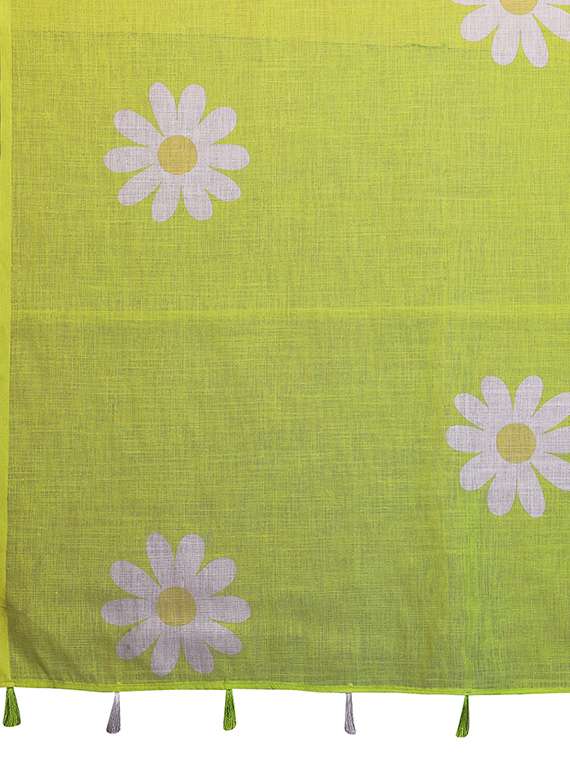 women printed casual wear saree with blouse - 22432865 -  Standard Image - 5