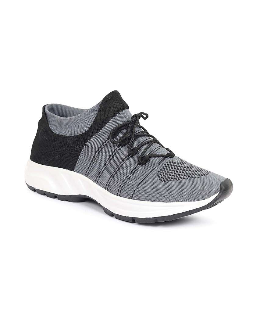 men grey lace-up sport shoe - 22433058 -  Standard Image - 3