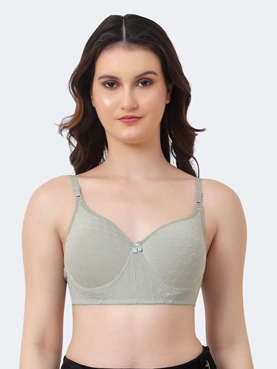women pack of 3 solid non wired bra - 22433089 -  Standard Image - 3