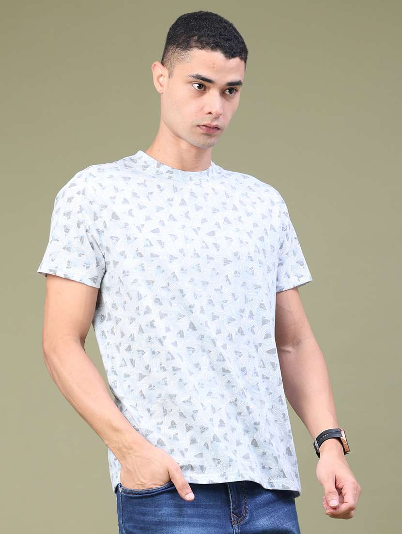 men printed short sleeve regular fit t-shirt - 22433287 -  Standard Image - 3