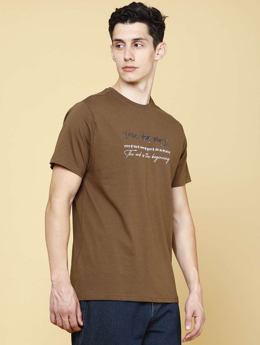 men printed short sleeve regular fit t-shirt - 22433309 -  Standard Image - 3