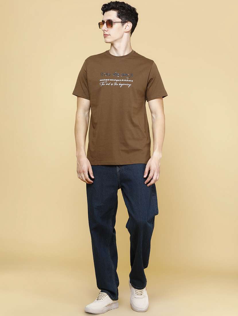 men printed short sleeve regular fit t-shirt - 22433309 -  Standard Image - 5