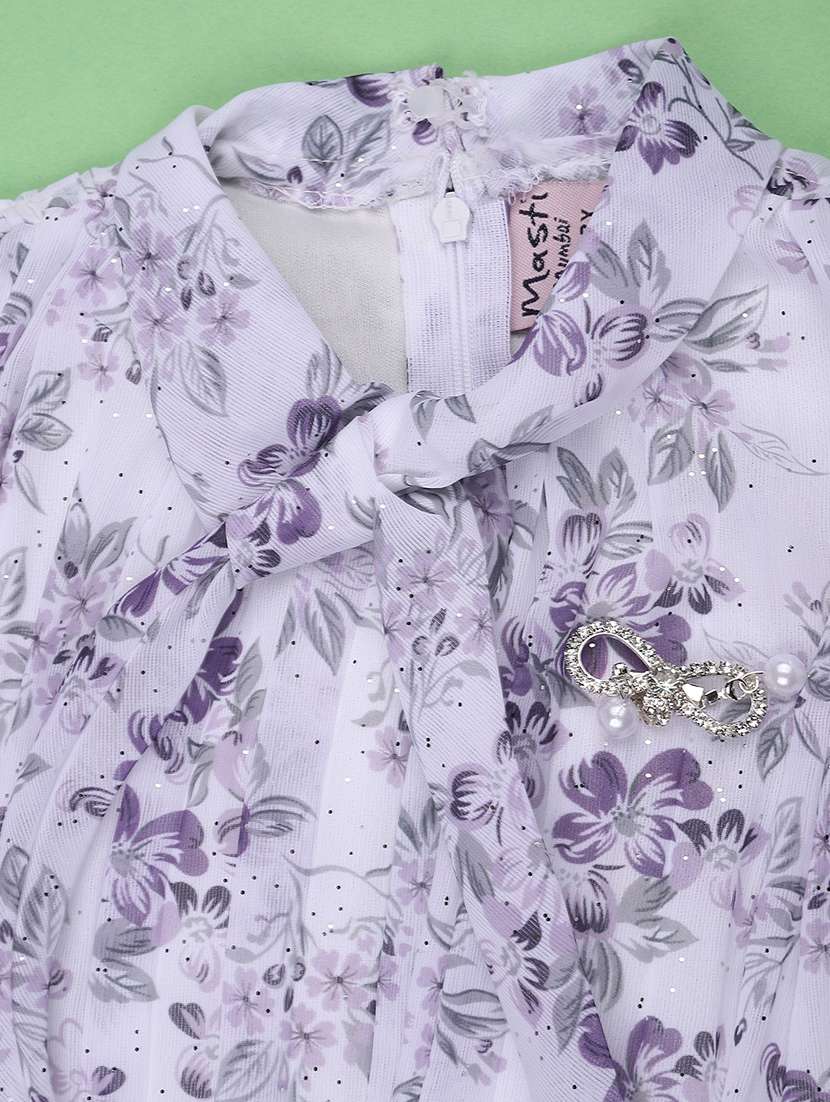 girls printed short sleeves top and skirt set - 22433372 -  Standard Image - 3