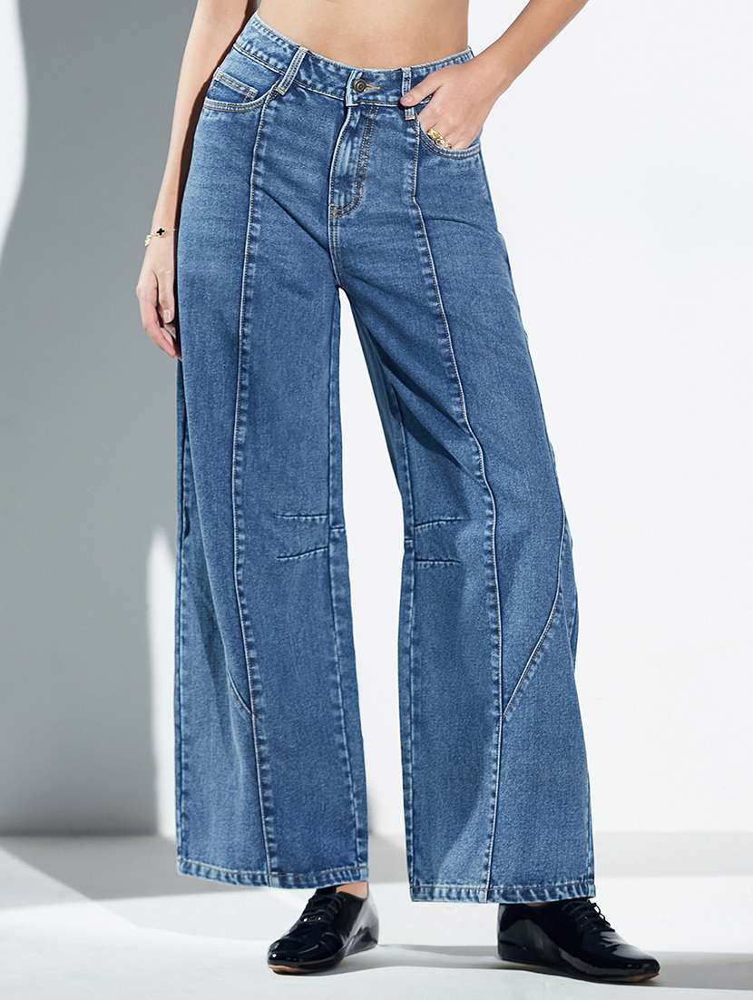 blue denim jeans