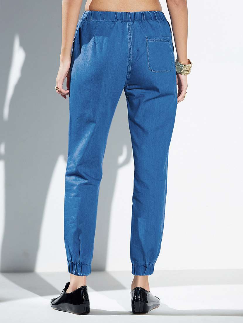blue denim joggers - 22433442 -  Standard Image - 3