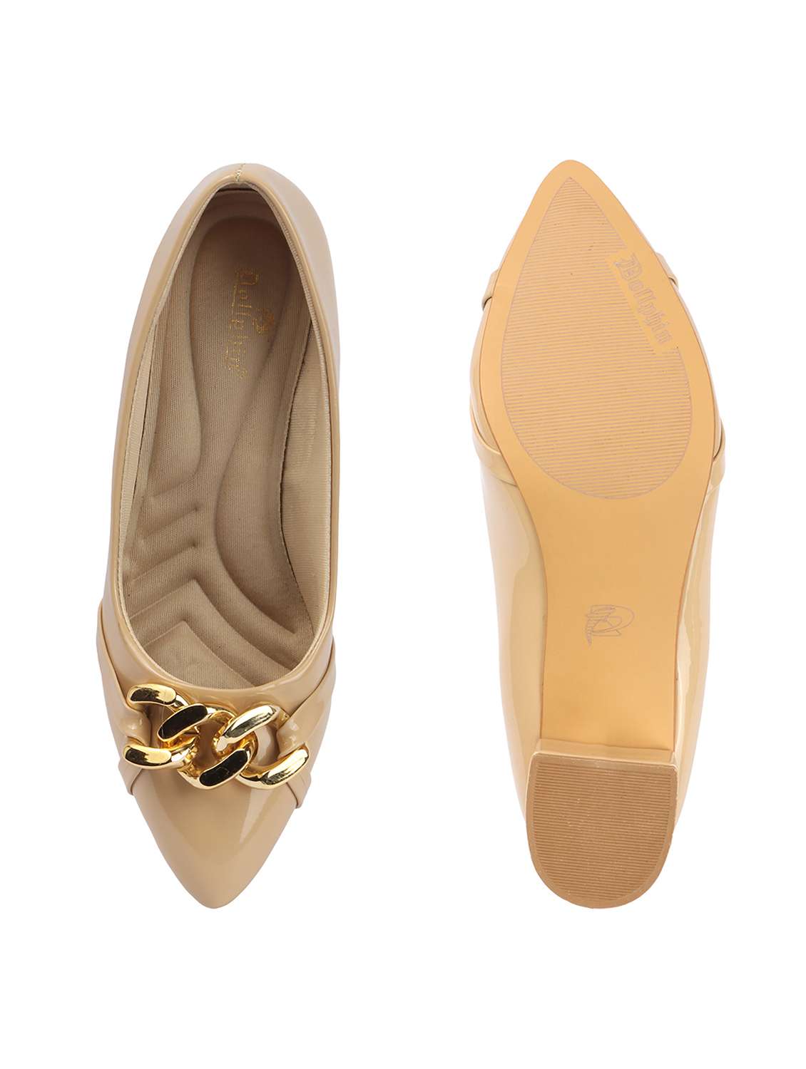 Women Cream Slip On Pump - 22433937 -  Standard Image - 5