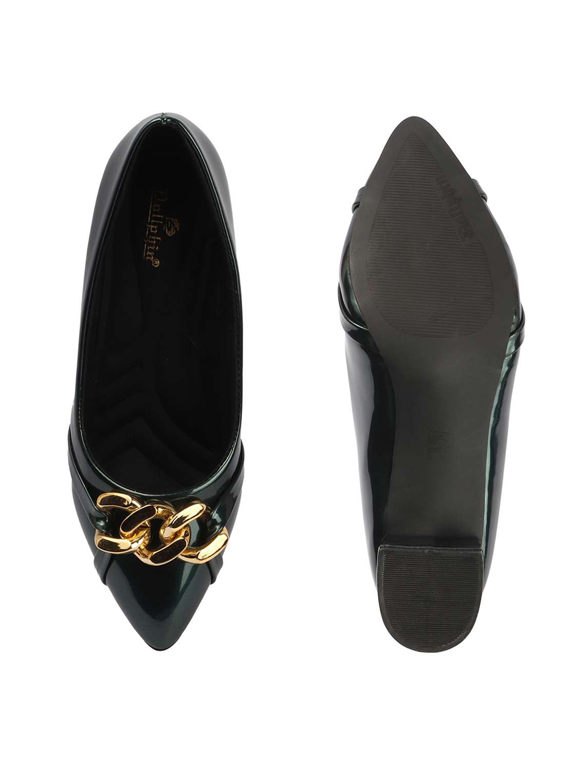 women green slip on pump - 22433938 -  Standard Image - 5