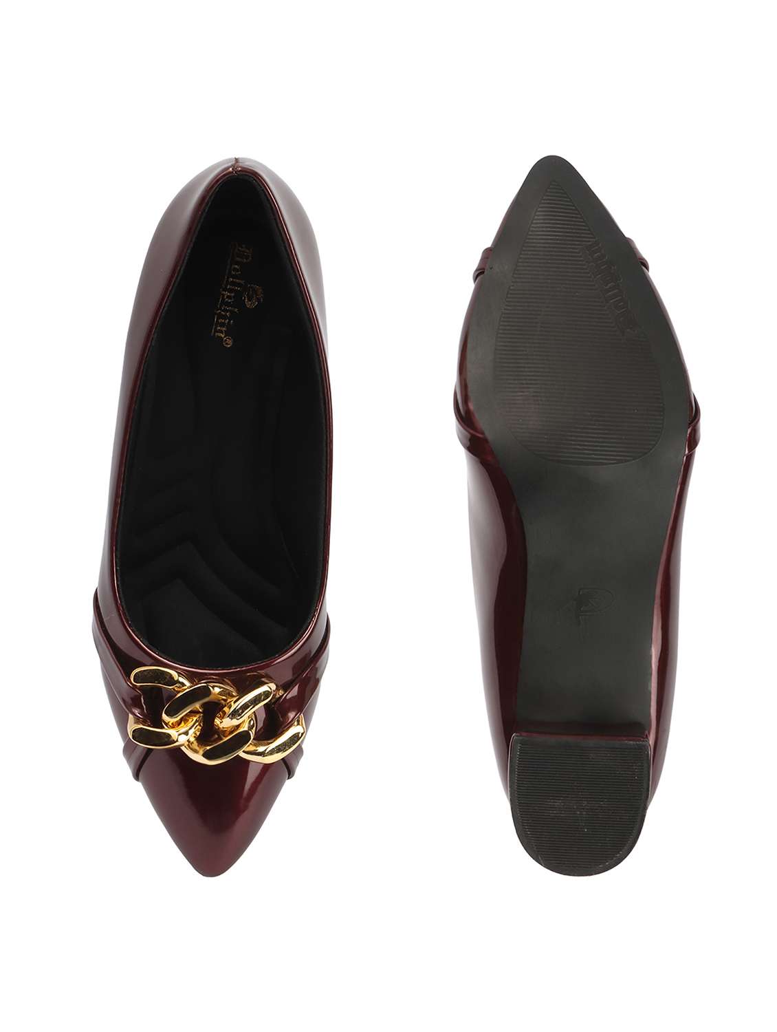 Purple Patent Leather Slip On Pumps - 22433940 -  Standard Image - 5