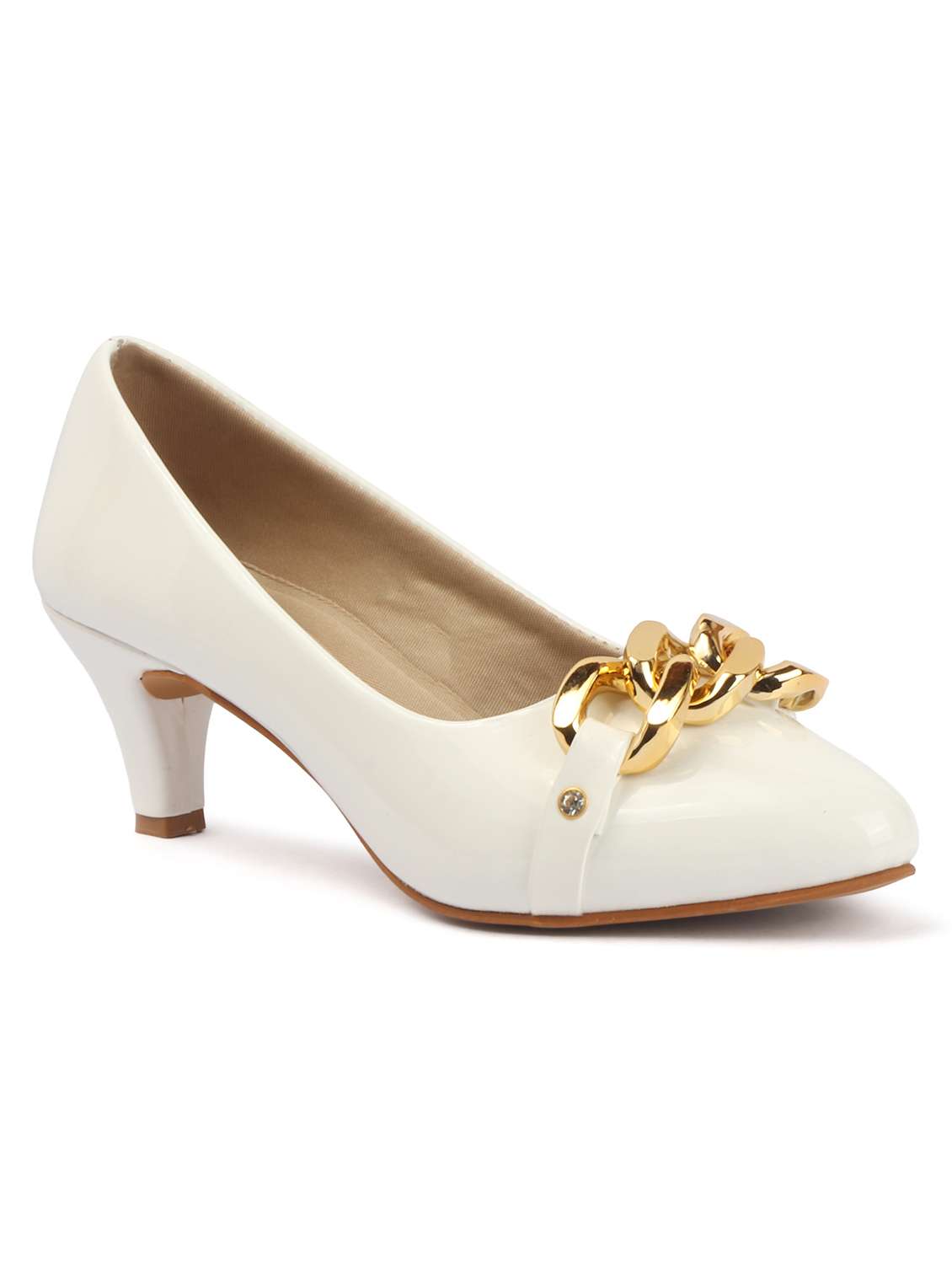 women white slip on pump - 22433942 -  Standard Image - 3
