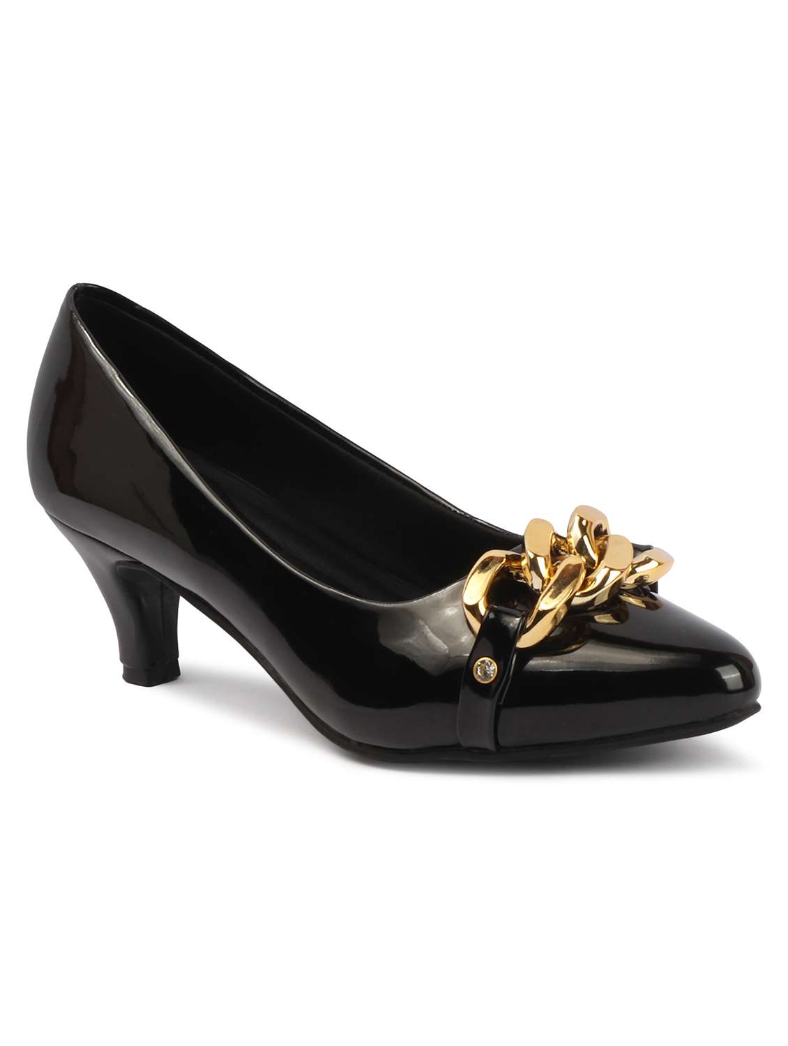women black slip on pump - 22433943 -  Standard Image - 3