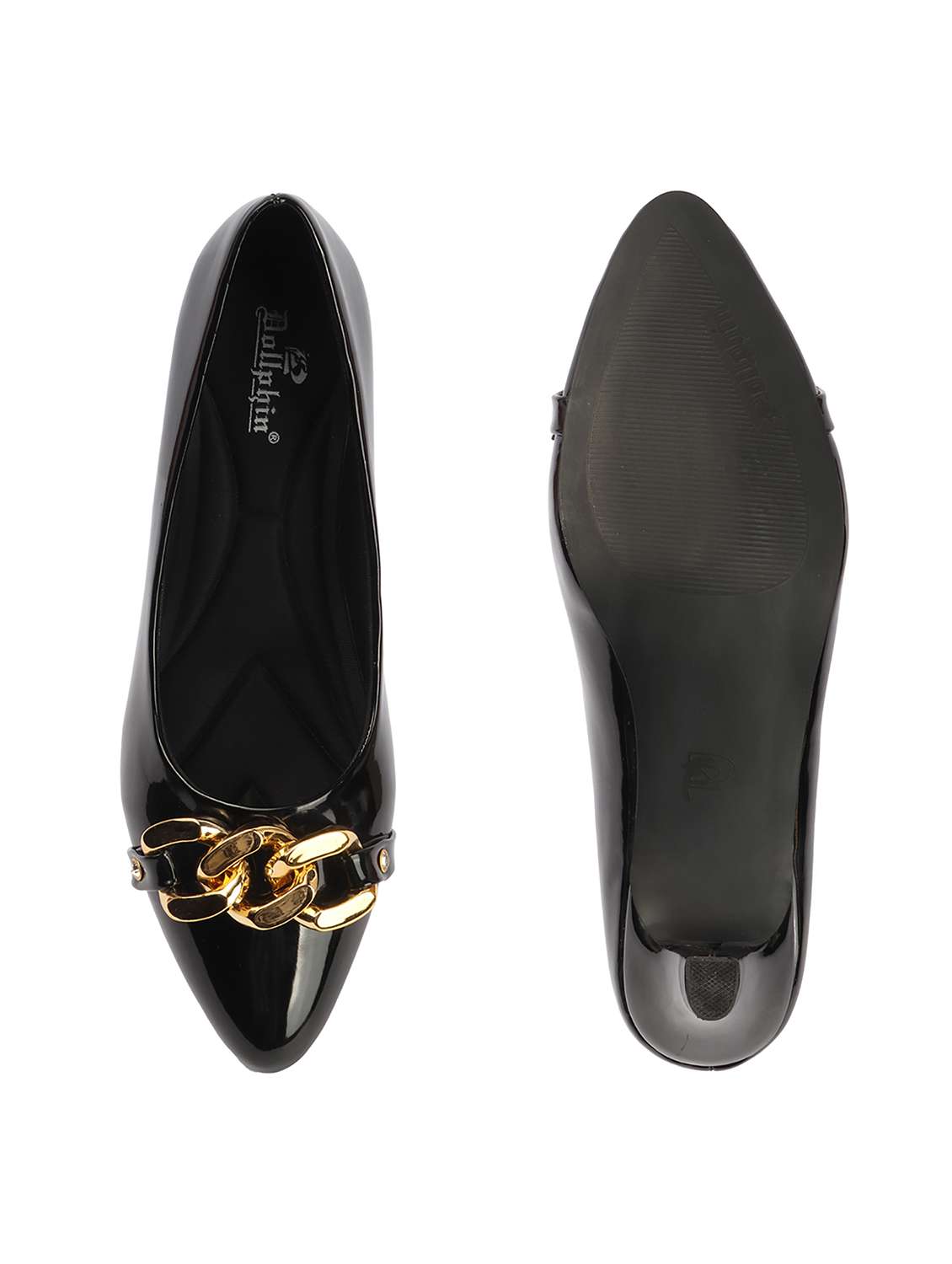 women black slip on pump - 22433943 -  Standard Image - 5