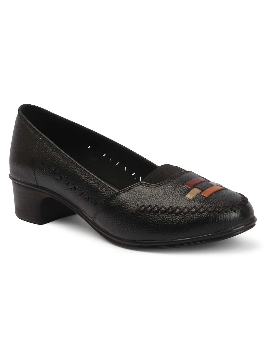women black slip on pump - 22433945 -  Standard Image - 3