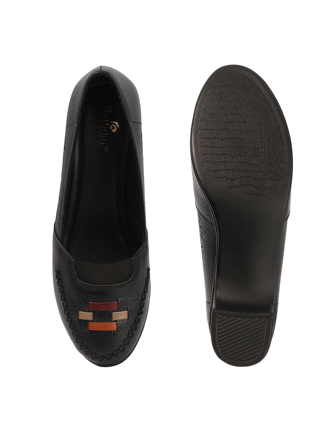 women black slip on pump - 22433945 -  Standard Image - 5