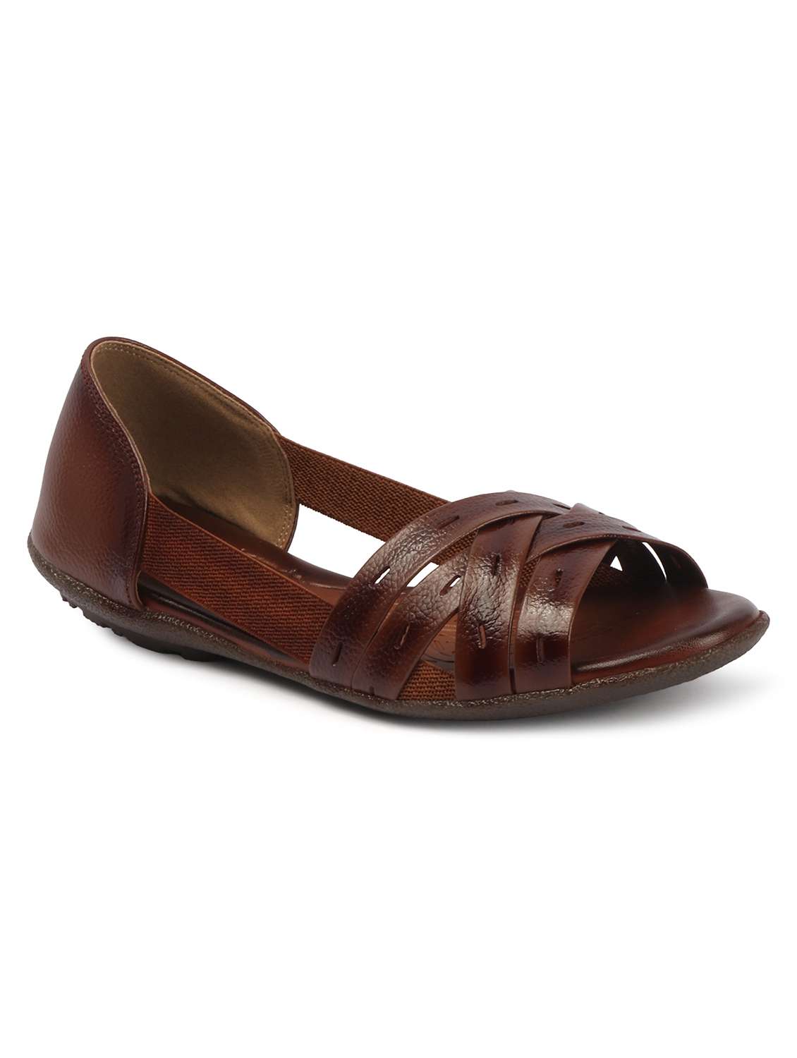 women nbrown slip on sandal - 22433954 -  Standard Image - 3
