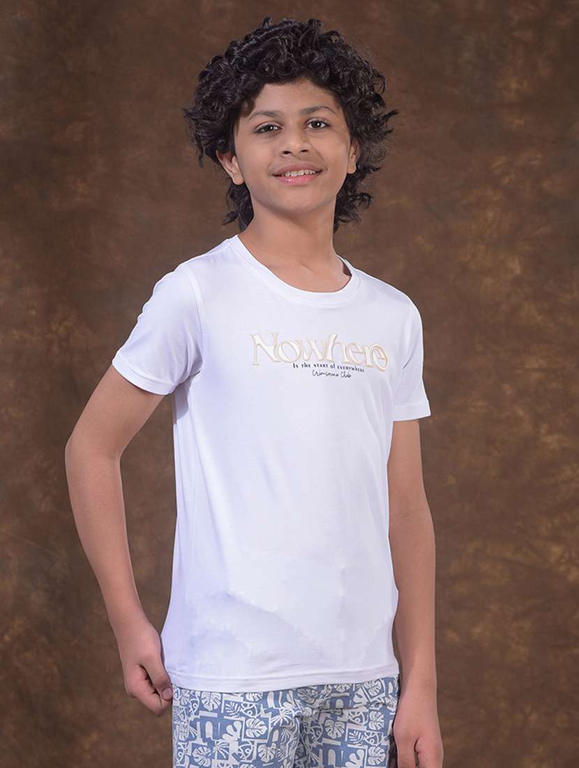 boys printed short sleeve t-shirt