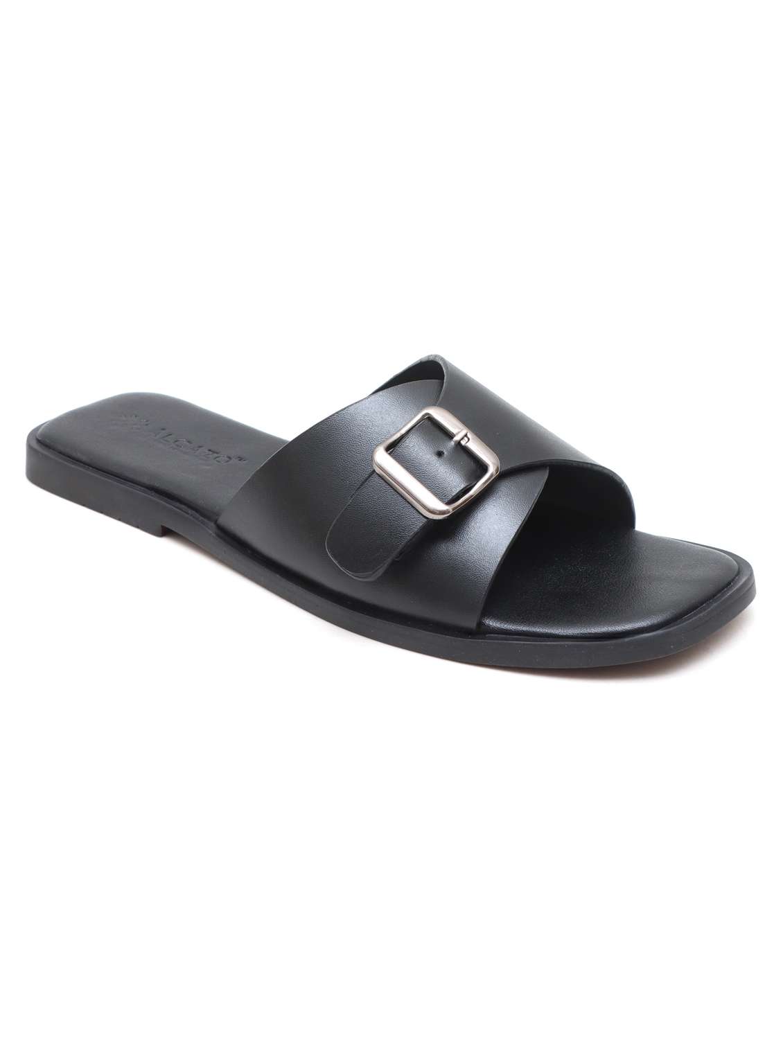 men solid slip on sandal - 22434003 -  Standard Image - 3