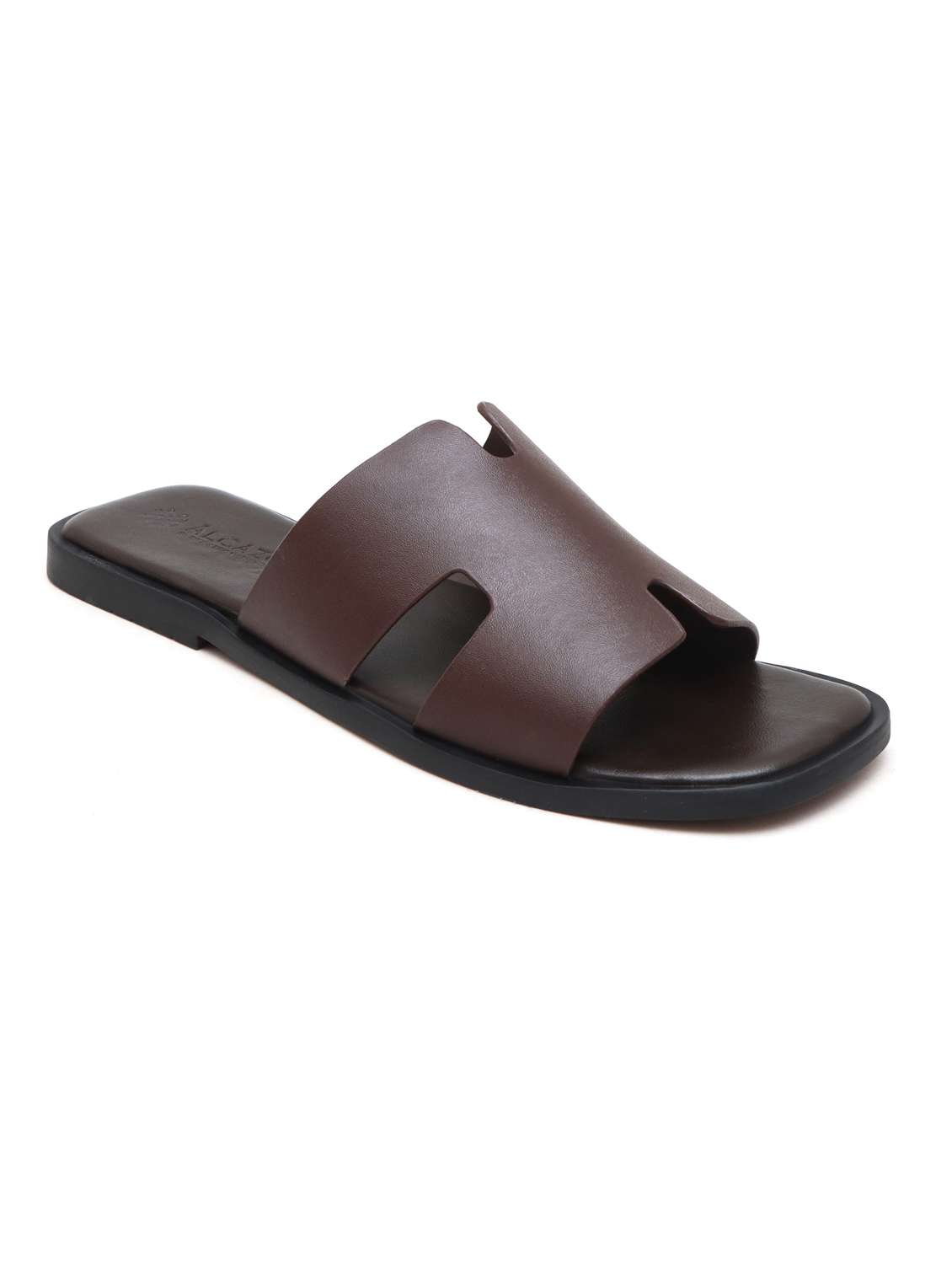 men solid slip on sandal - 22434016 -  Standard Image - 3