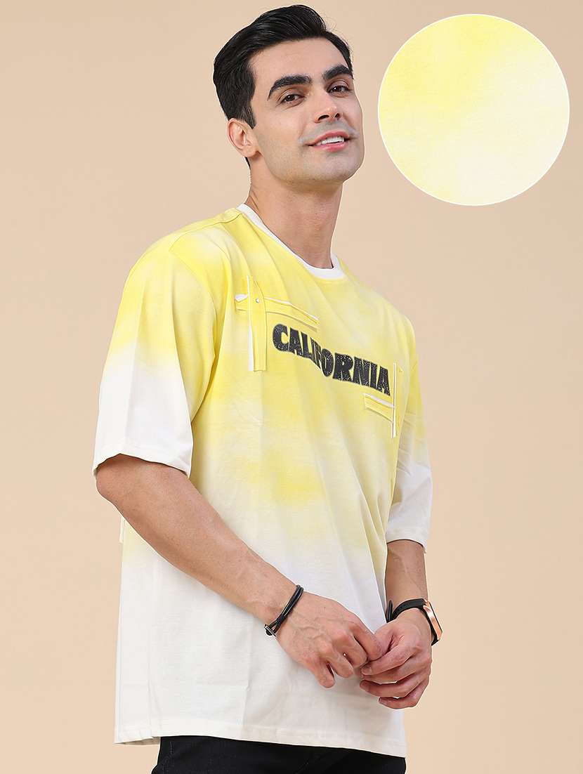 men printed round neck oversized t-shirt - 22434749 -  Standard Image - 3