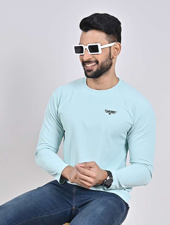 men logo print long sleeve t-shirt