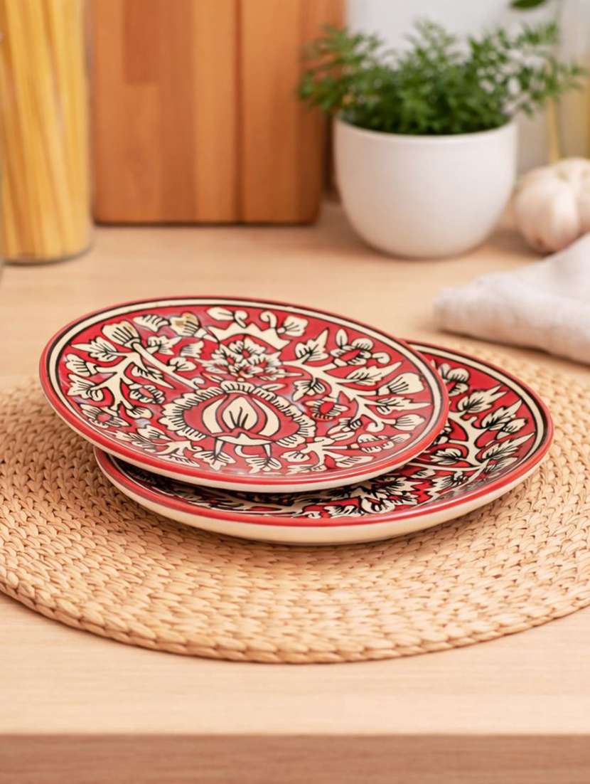 set of 2  ceramic dinner plate