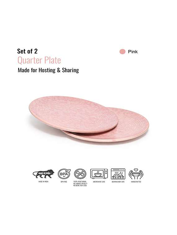 Set Of 2 Ceramic Dinner Plate - 22435885 -  Standard Image - 3