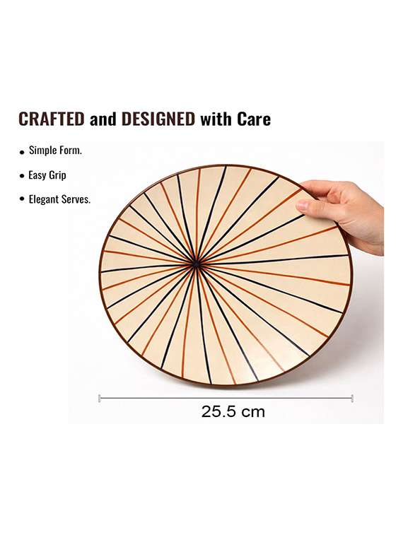 set of 2  ceramic dinner plate - 22435890 -  Standard Image - 3