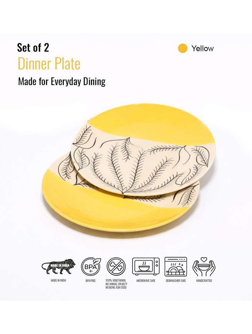 set of 2  ceramic dinner plate - 22435891 -  Standard Image - 3