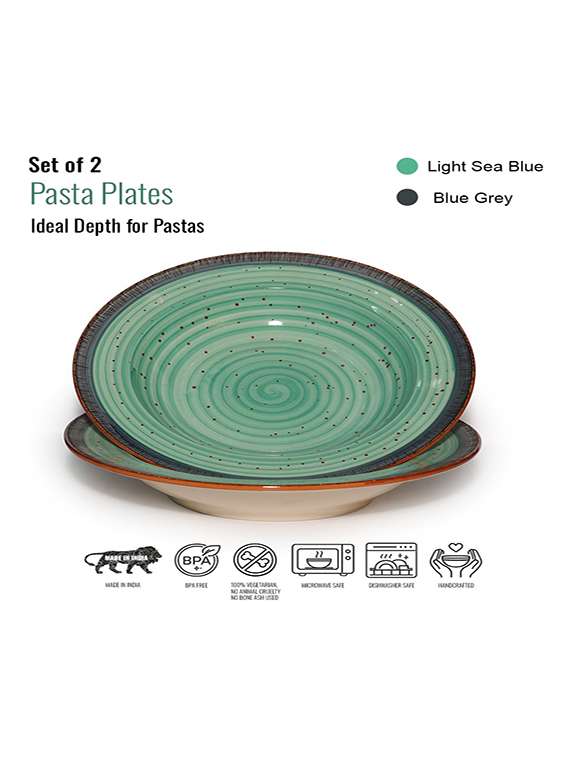 set of 2  ceramic dinner plate - 22435892 -  Standard Image - 3