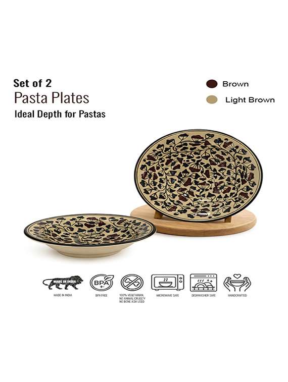 set of 2 ceramic dinner plate - 22435894 -  Standard Image - 3