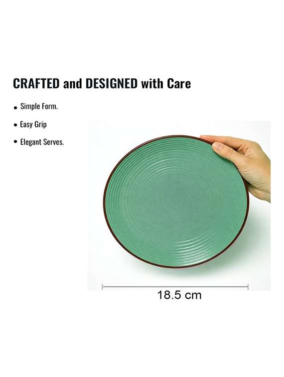 set of 2  ceramic dinner plate - 22435895 -  Standard Image - 3