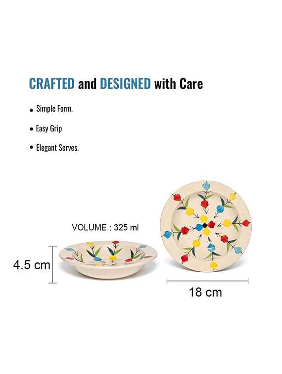 set of 2 ceramic dinner plate - 22435898 -  Standard Image - 3
