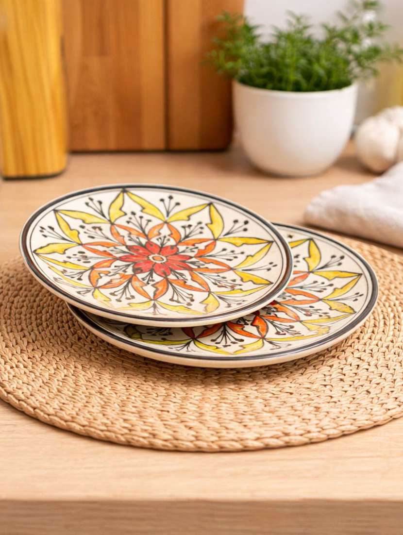 set of 2  ceramic dinner plate