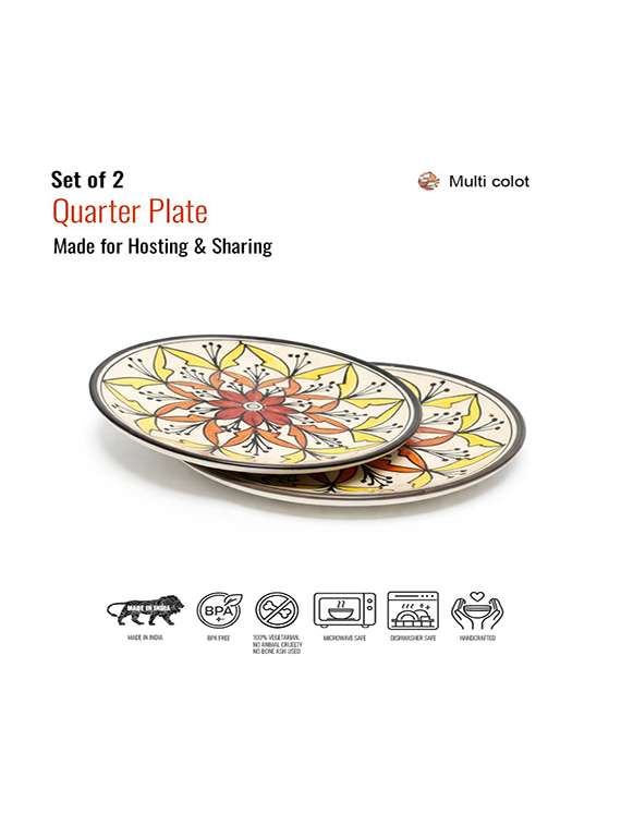 set of 2  ceramic dinner plate - 22435903 -  Standard Image - 3