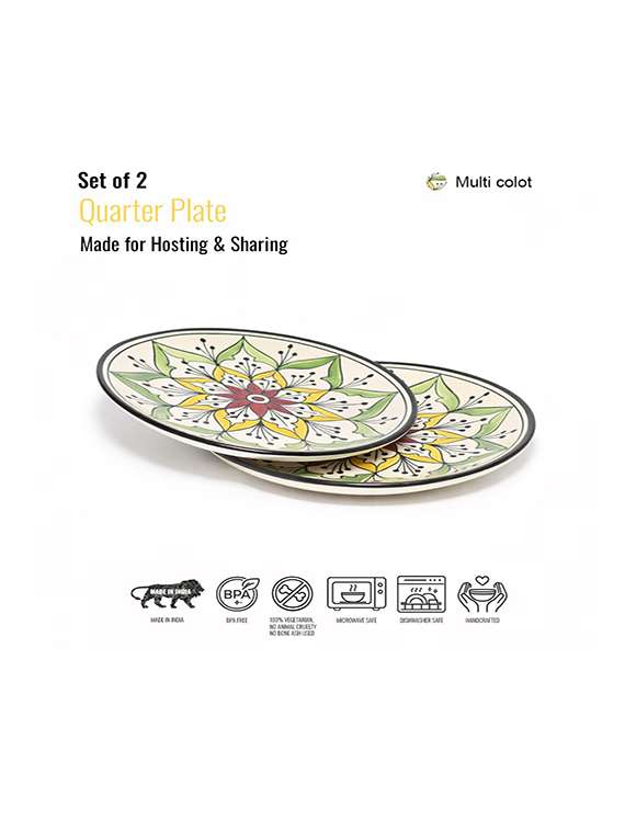 set of 2  ceramic dinner plate - 22435905 -  Standard Image - 3