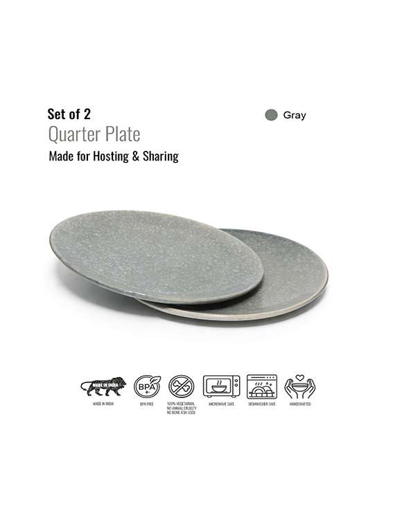 set of 2  ceramic dinner plate - 22435907 -  Standard Image - 3