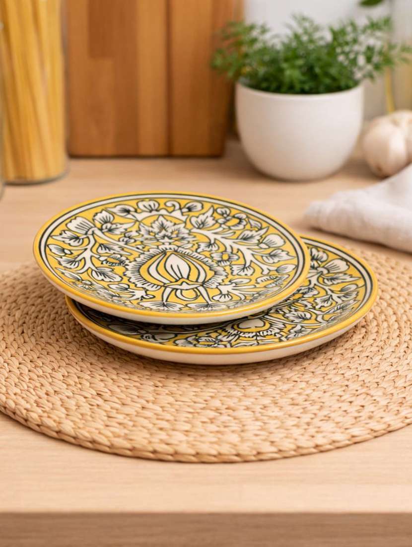 set of 2  ceramic dinner plate