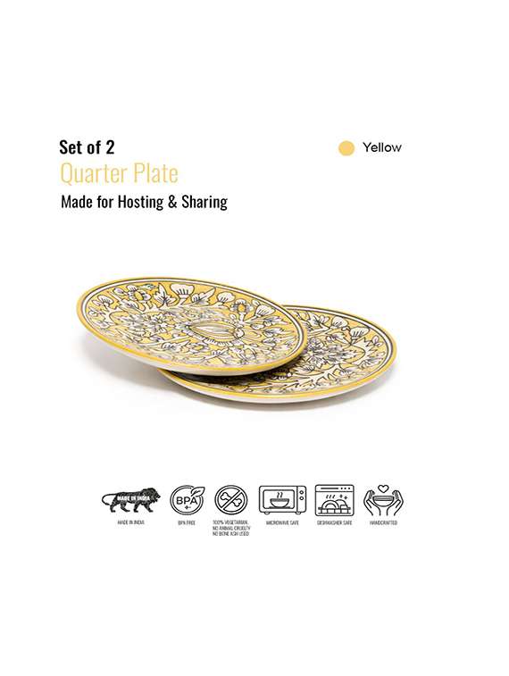 set of 2  ceramic dinner plate - 22435911 -  Standard Image - 3