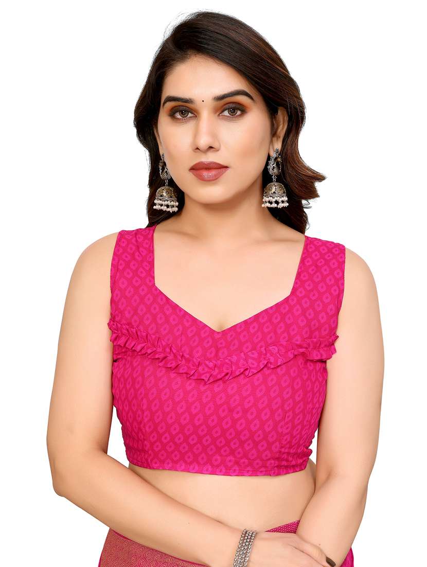 women pack of 2 printed combo saree with blouse - 22436137 -  Standard Image - 3