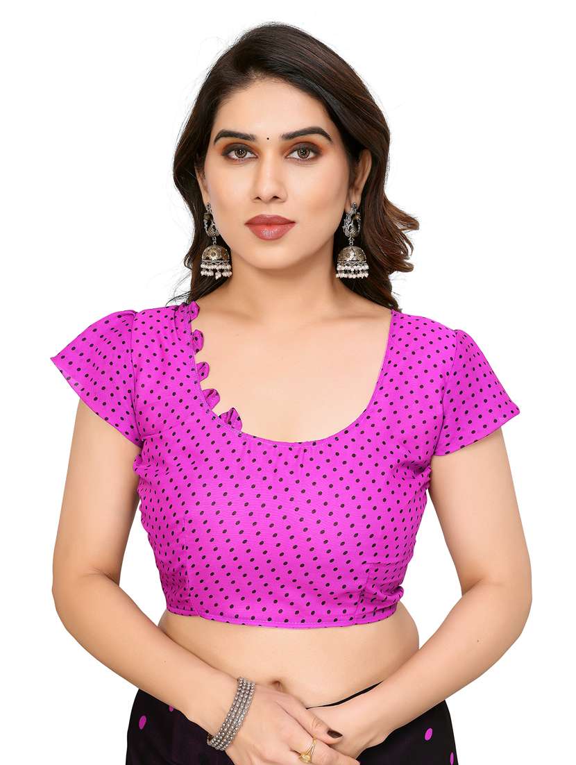 women pack of 2 printed combo saree with blouse - 22436144 -  Standard Image - 3
