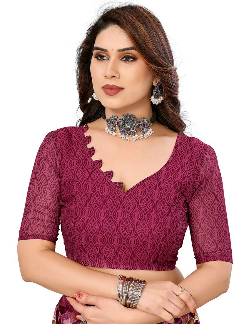 women pack of 2 printed combo saree with blouse - 22436205 -  Standard Image - 3