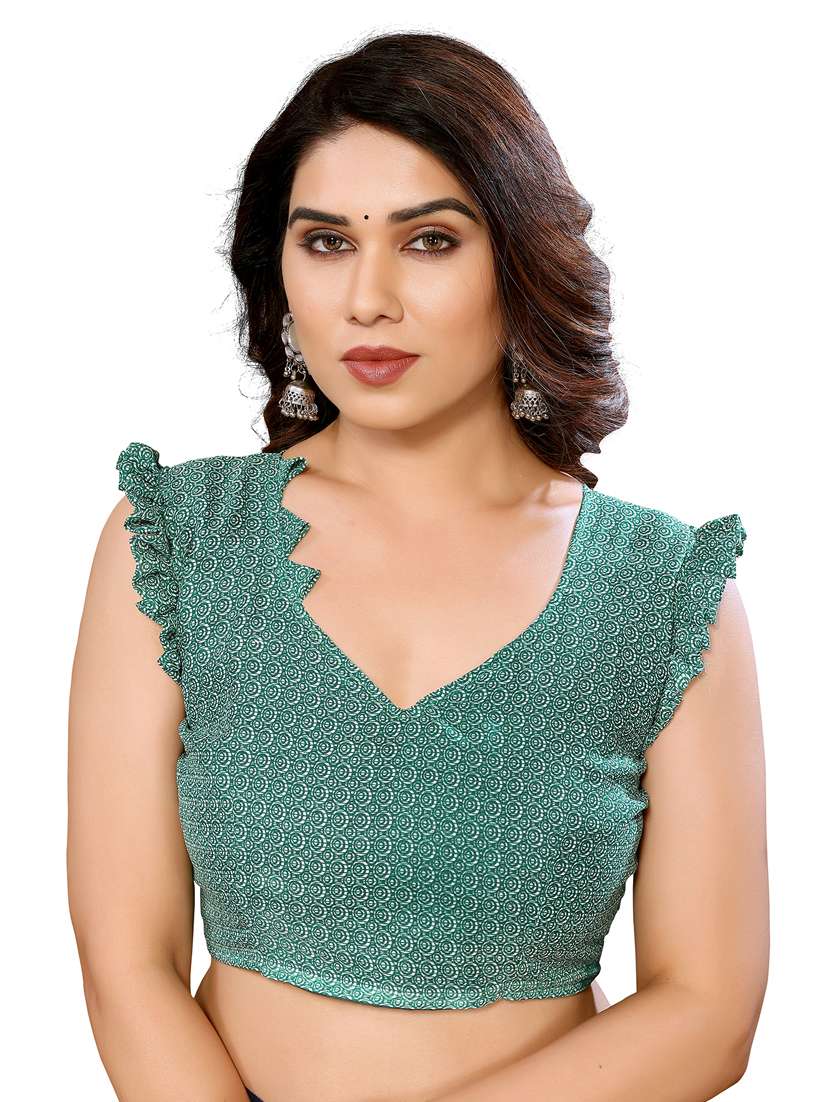 Women Pack Of 2 Printed Combo Saree With Blouse - 22436334 -  Standard Image - 3