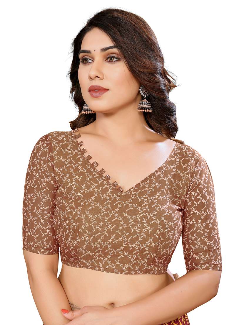 Women Pack Of 2 Printed Combo Saree With Blouse - 22436341 -  Standard Image - 3