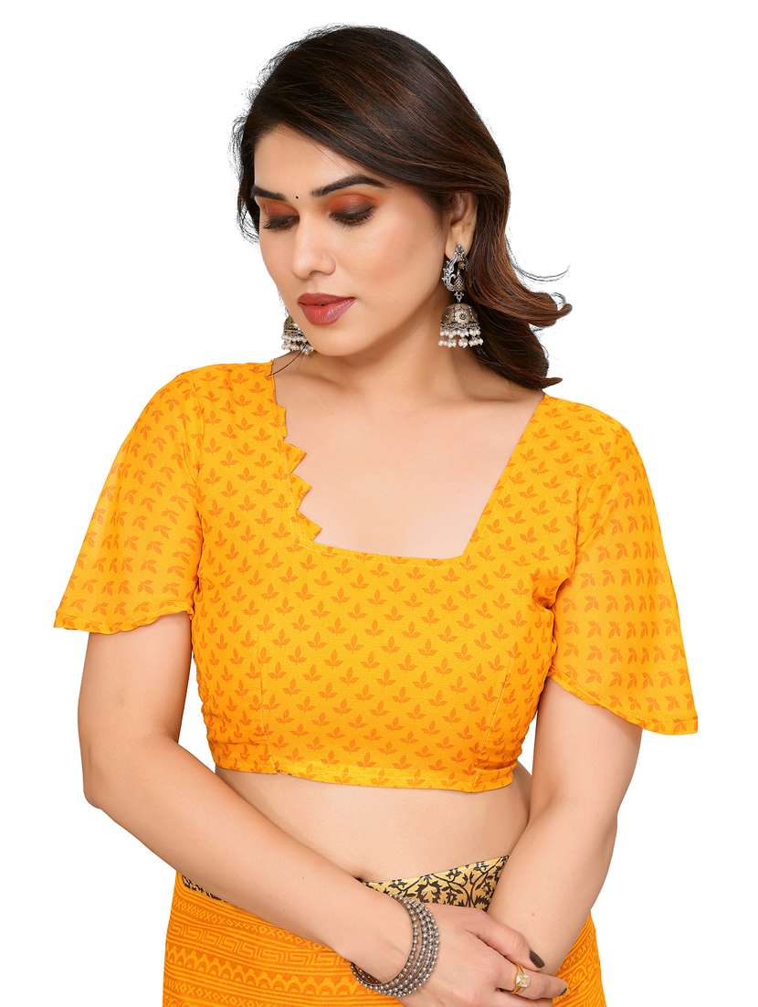 Women Pack Of 2 Printed Combo Saree With Blouse - 22436348 -  Standard Image - 3