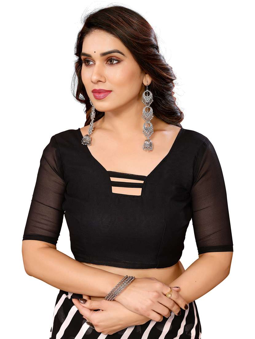 women pack of 2 printed combo saree with blouse - 22436390 -  Standard Image - 3