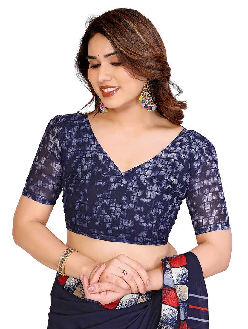 women pack of 2 printed combo saree with blouse - 22436900 -  Standard Image - 3