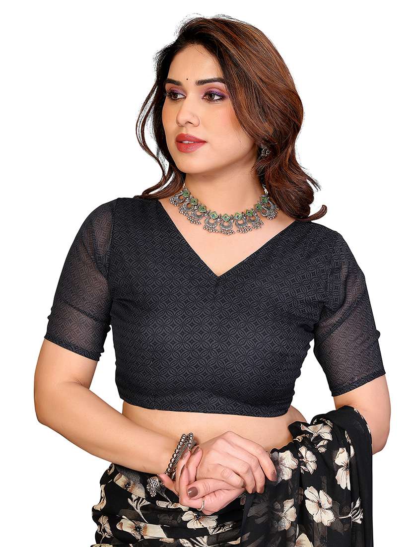 women pack of 2 printed combo saree with blouse - 22436949 -  Standard Image - 3