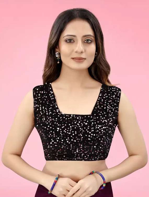 women purple ready to wear saree - 22437357 -  Standard Image - 3